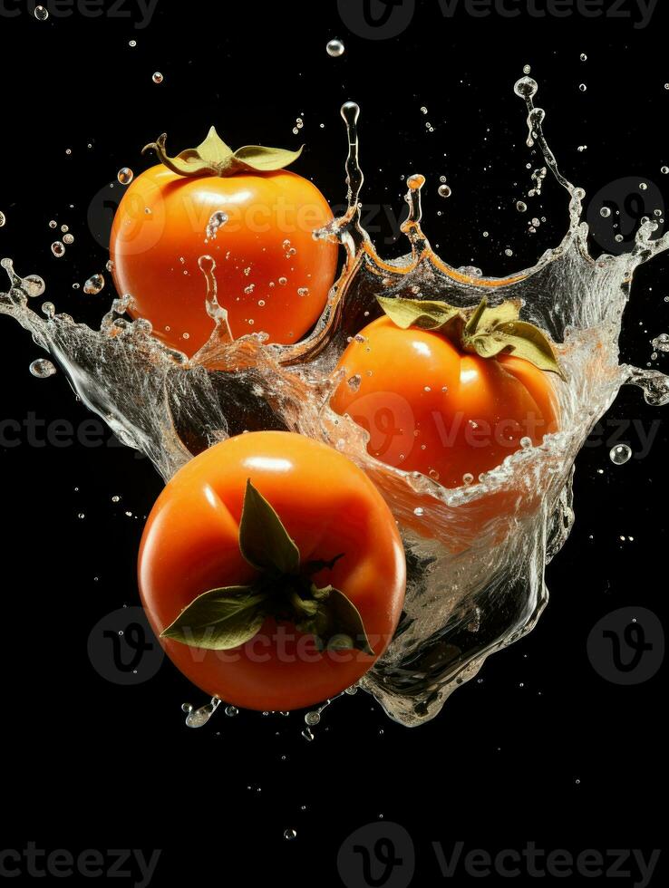 AI Generative a photo of persimmon