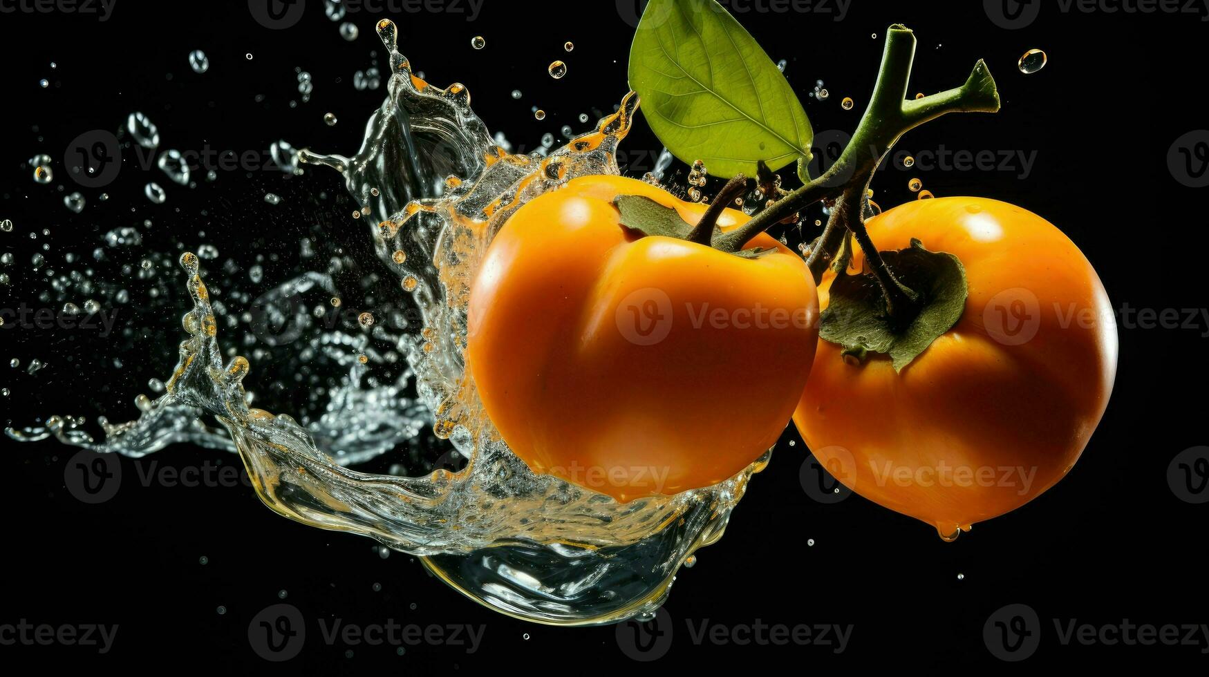 AI Generative a photo of persimmon