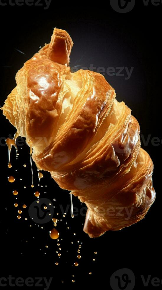 AI Generative a photo of croissant