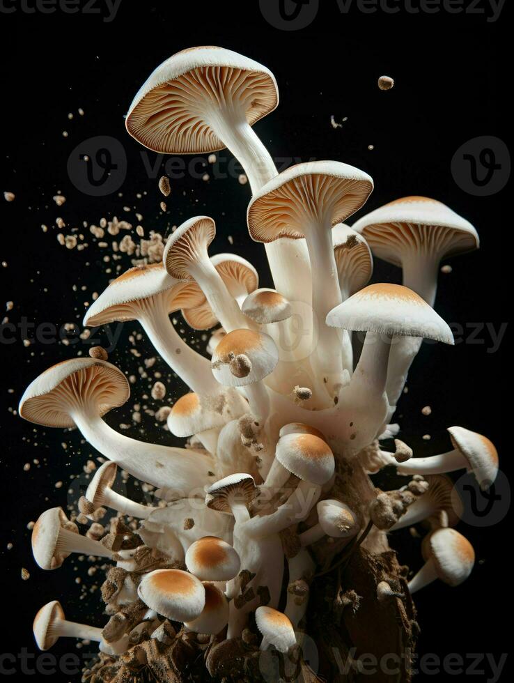 AI Generative a photo of mushrooms