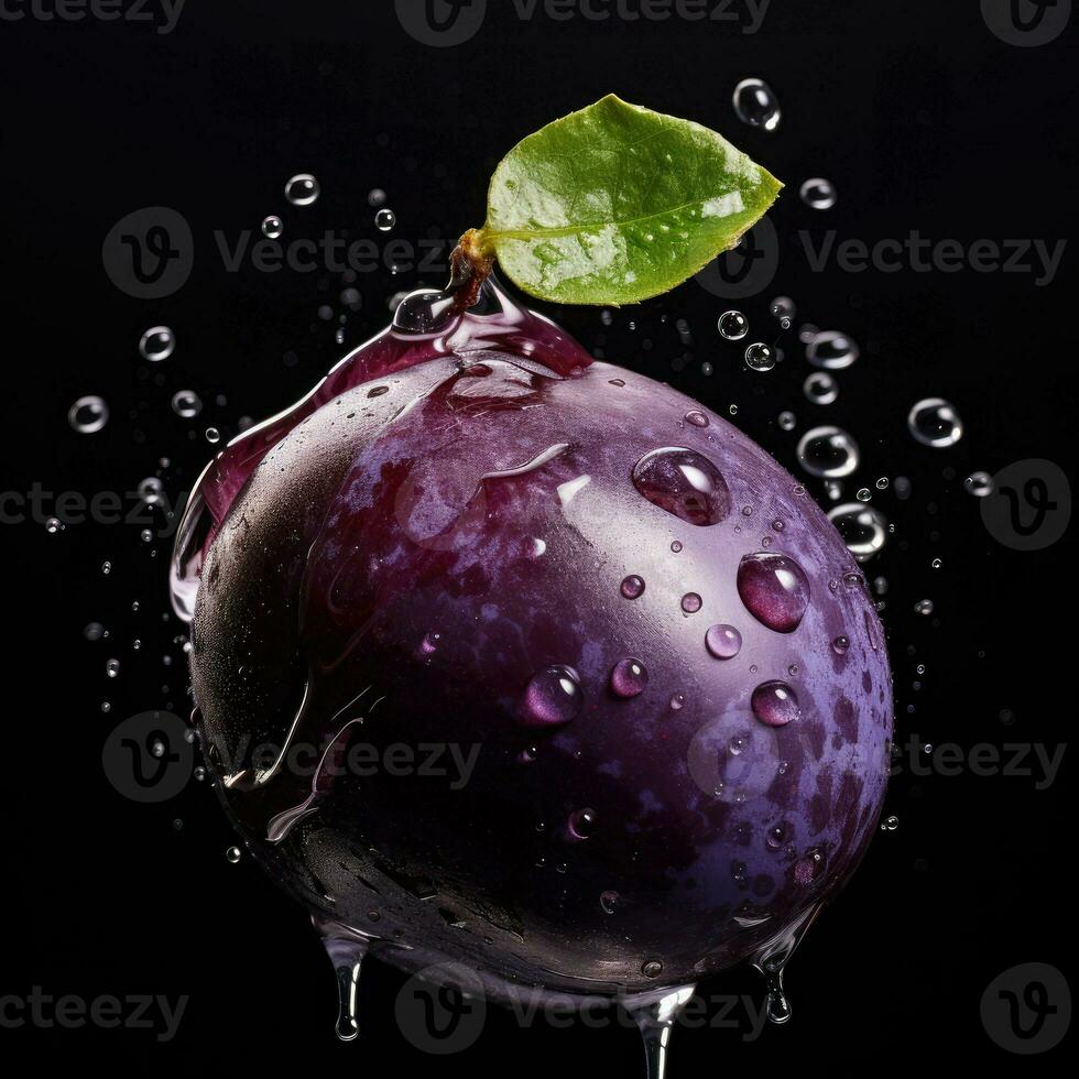 AI Generative a photo of plum