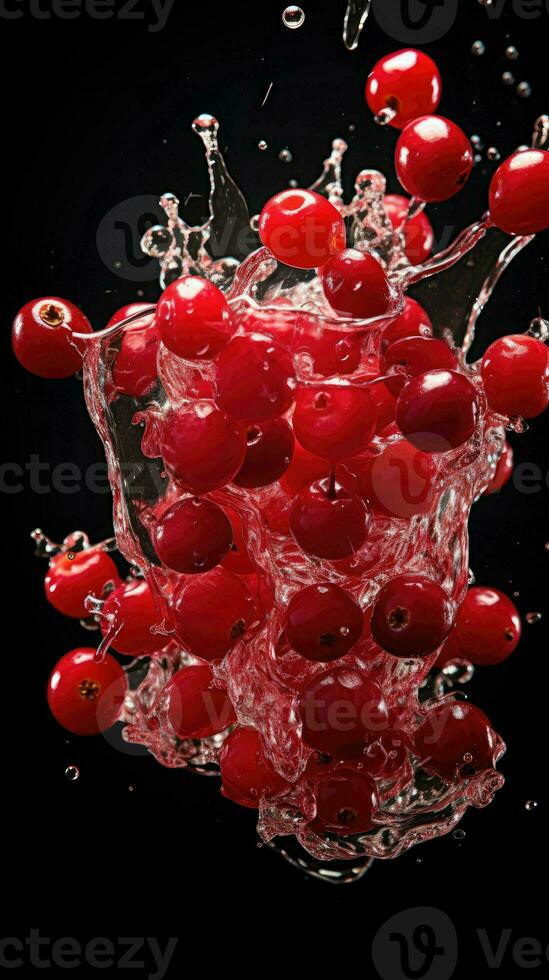 AI Generative a photo of cranberry