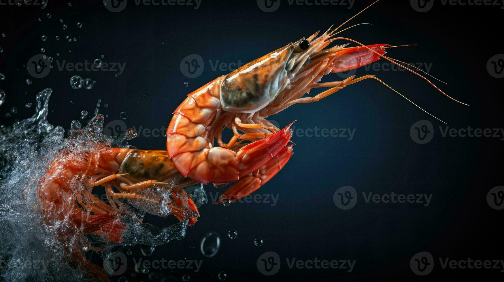 AI Generative a photo of shrimp