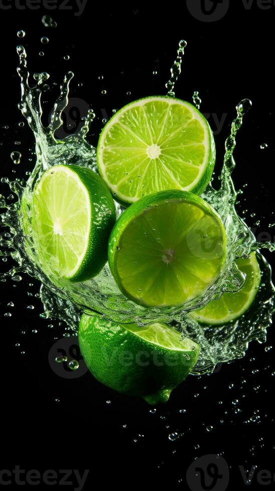 AI Generative a photo of lime