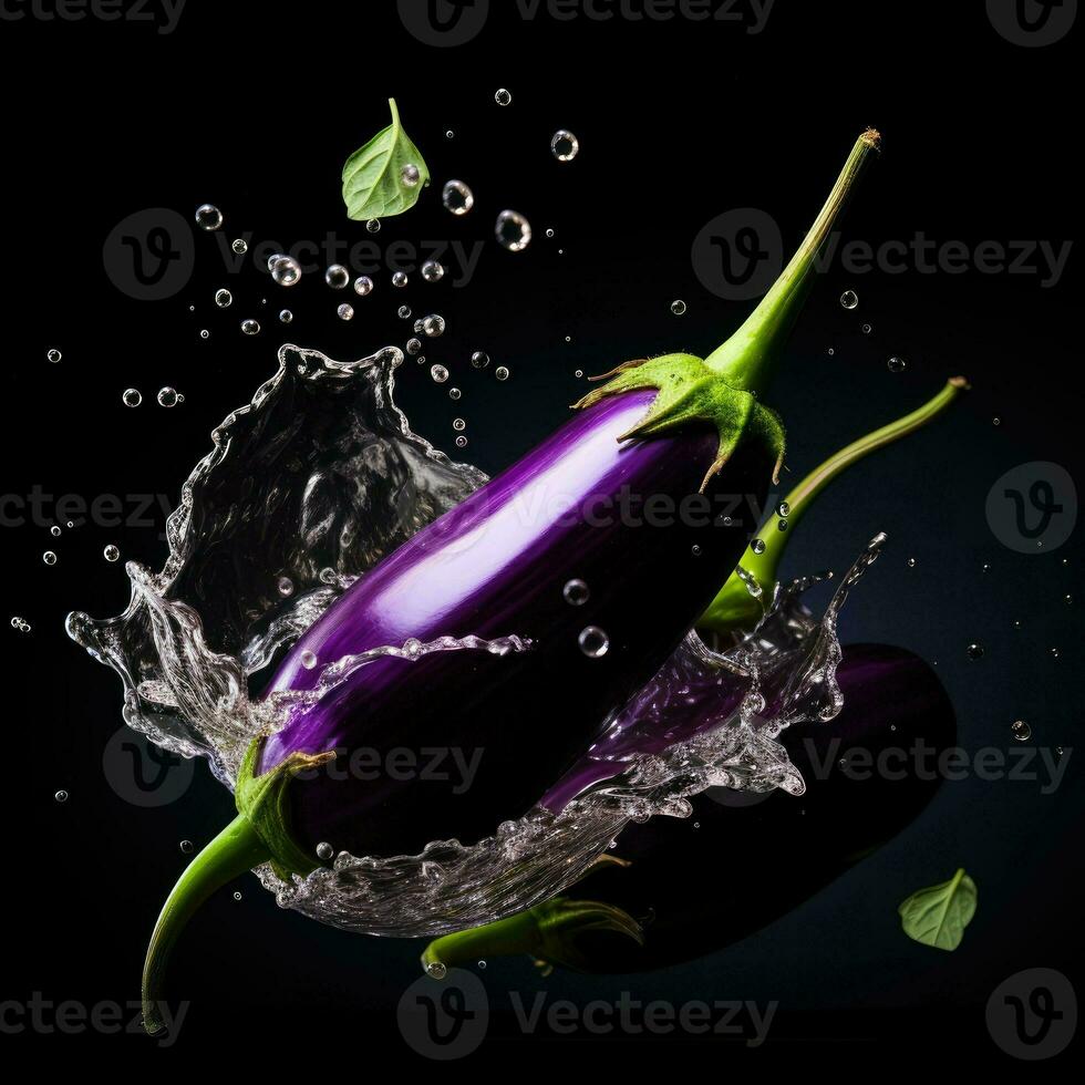 AI Generative a photo of eggplant