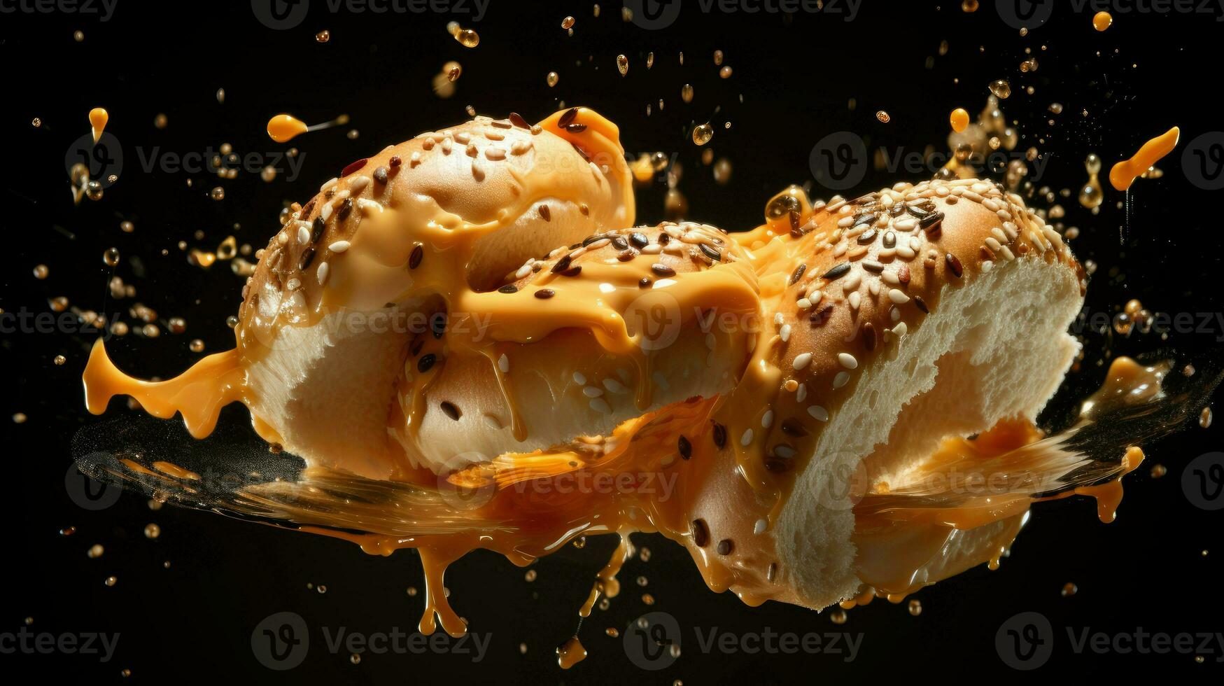 AI Generative a photo of bagel