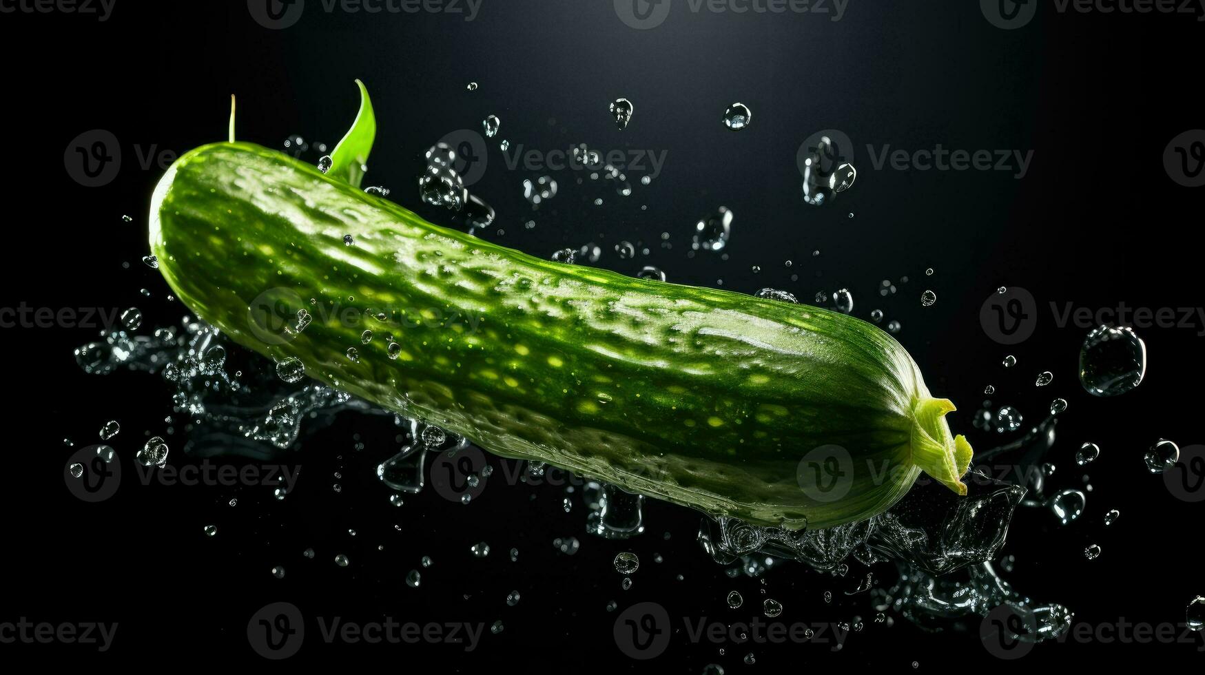 AI Generative a photo of cucumber