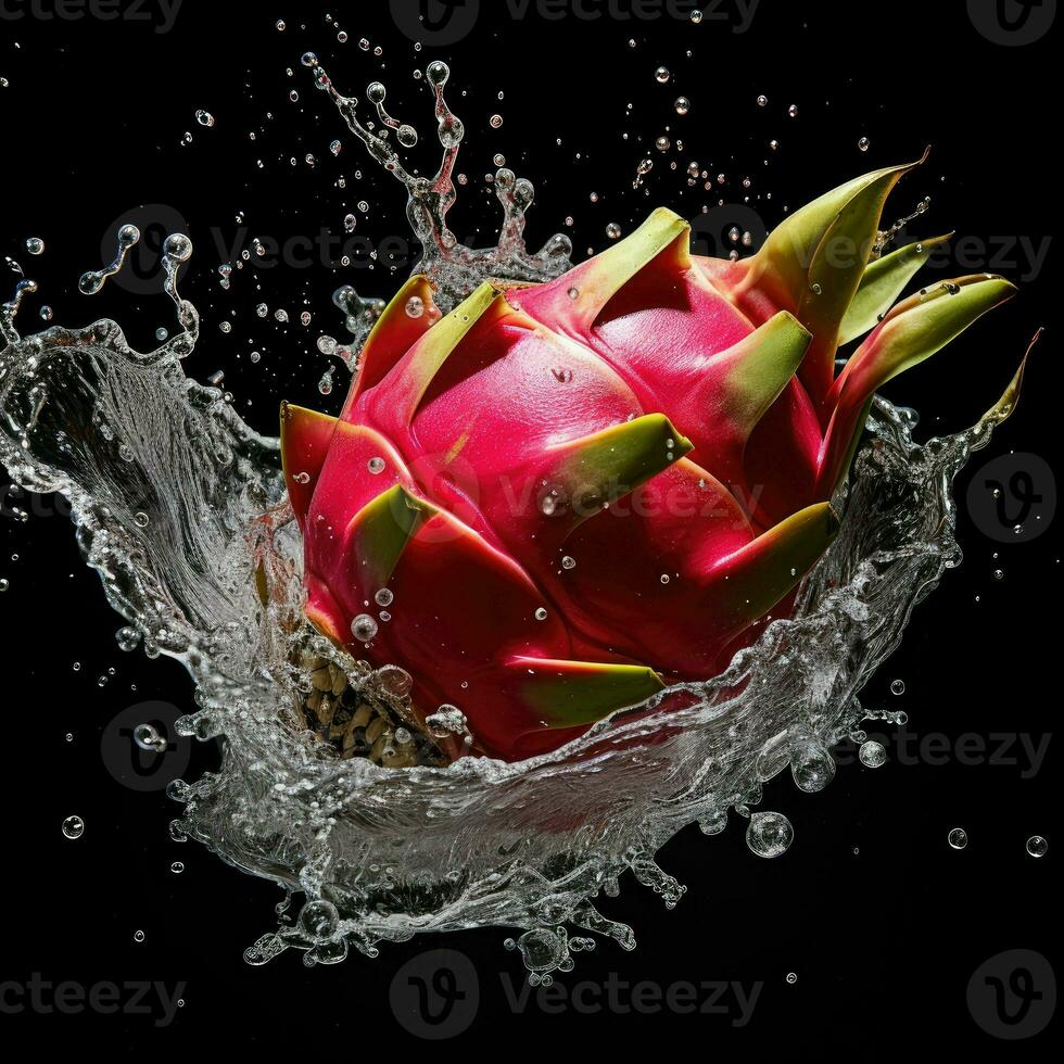 AI Generative a photo of dragonfruit