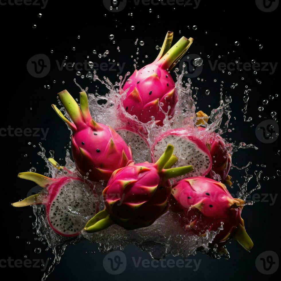AI Generative a photo of dragonfruit