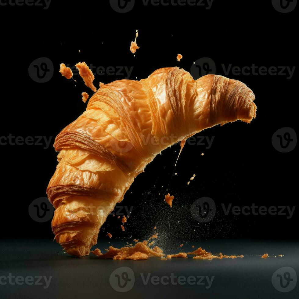 AI Generative a photo of croissant