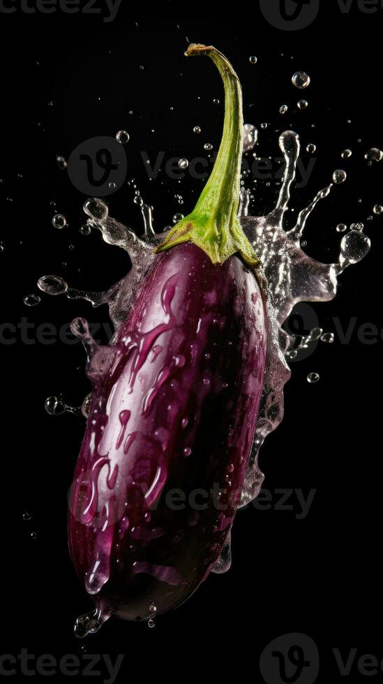 AI Generative a photo of eggplant