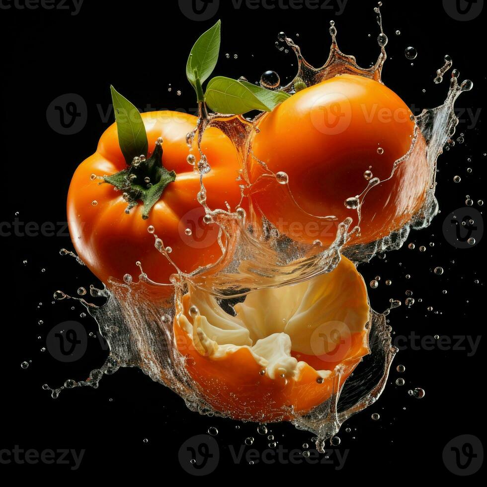 AI Generative a photo of persimmon