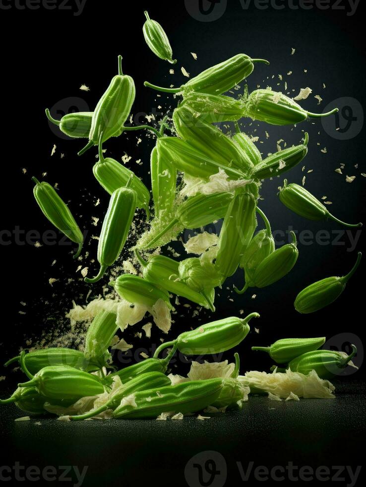 AI Generative a photo of okra
