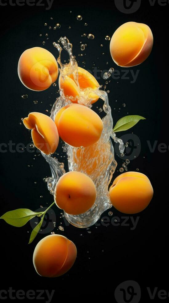 AI Generative a photo of apricot