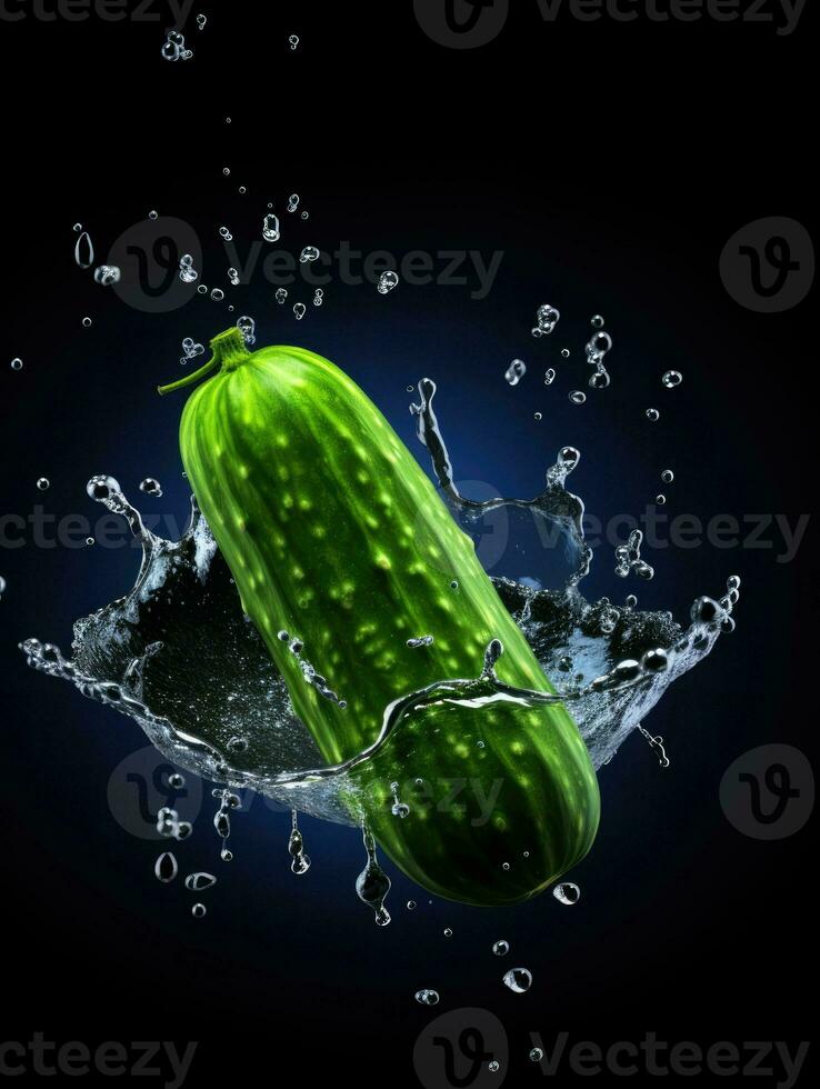 AI Generative a photo of cucumber