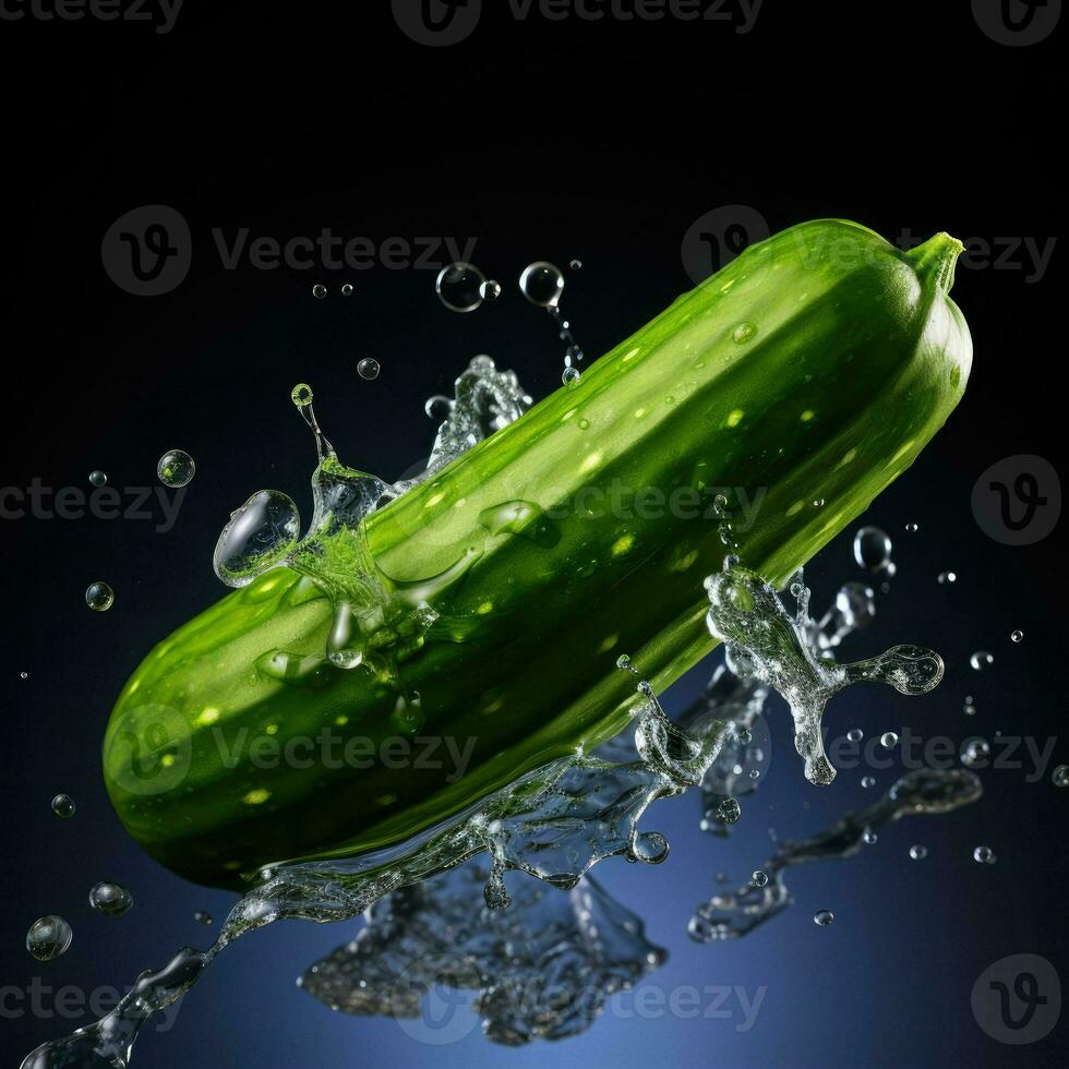 AI Generative a photo of cucumber