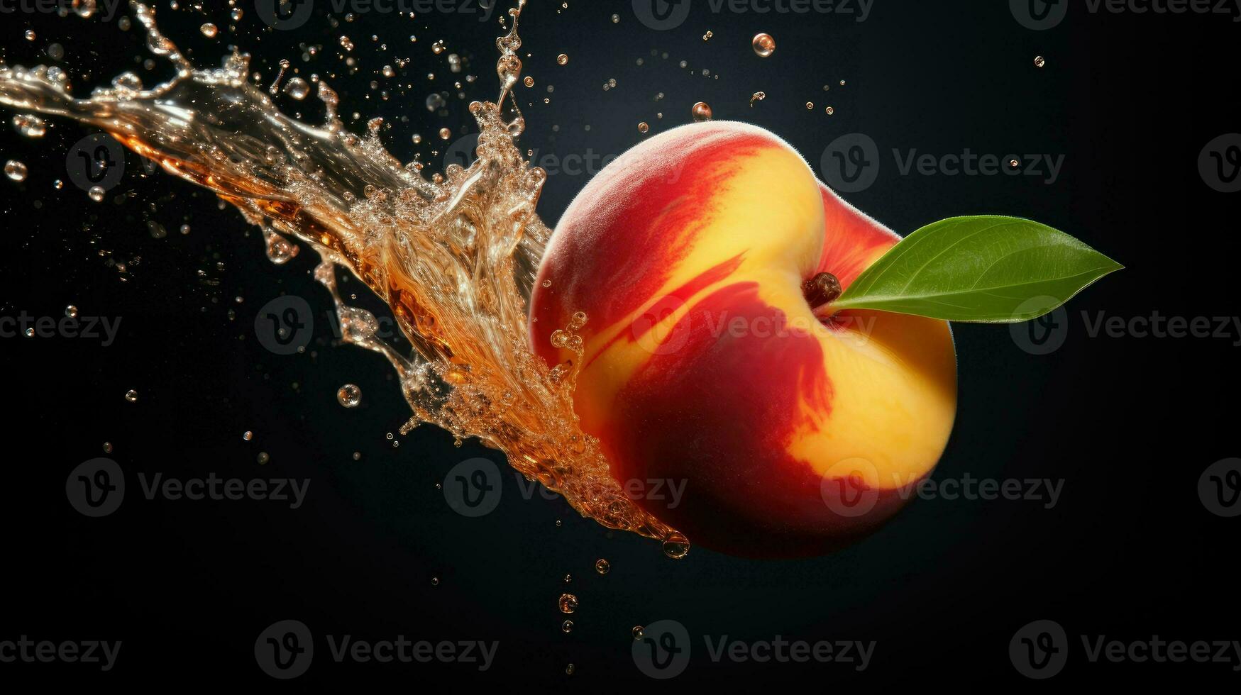 AI Generative a photo of nectarine