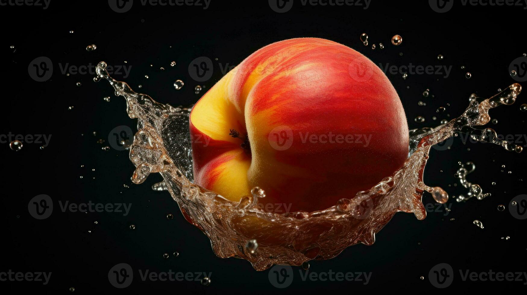 AI Generative a photo of nectarine