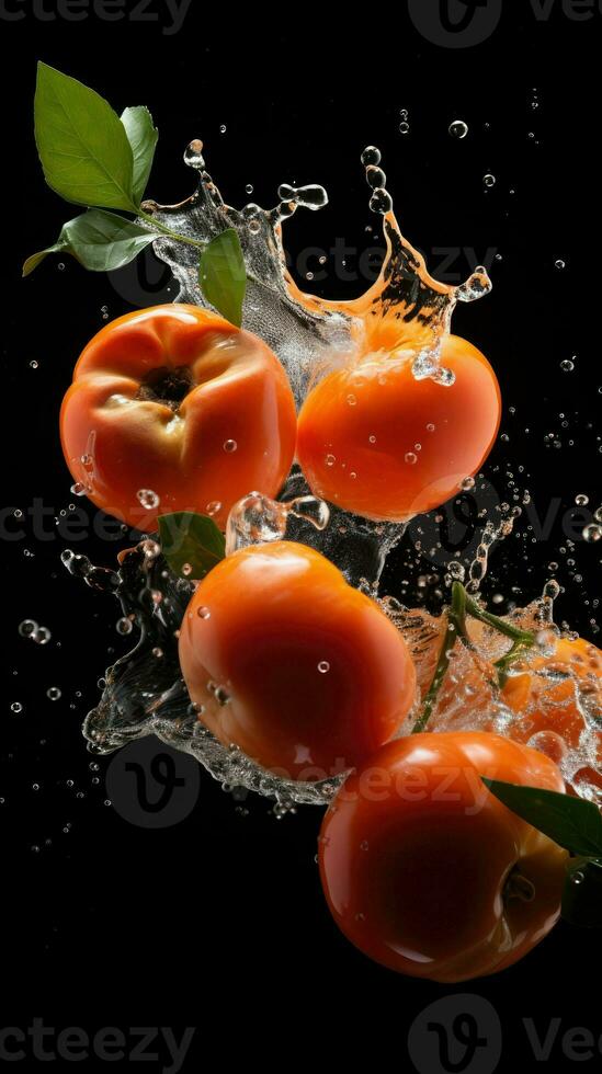 AI Generative a photo of persimmon