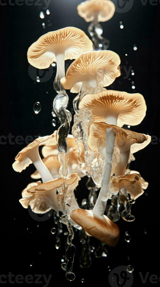 AI Generative a photo of mushrooms