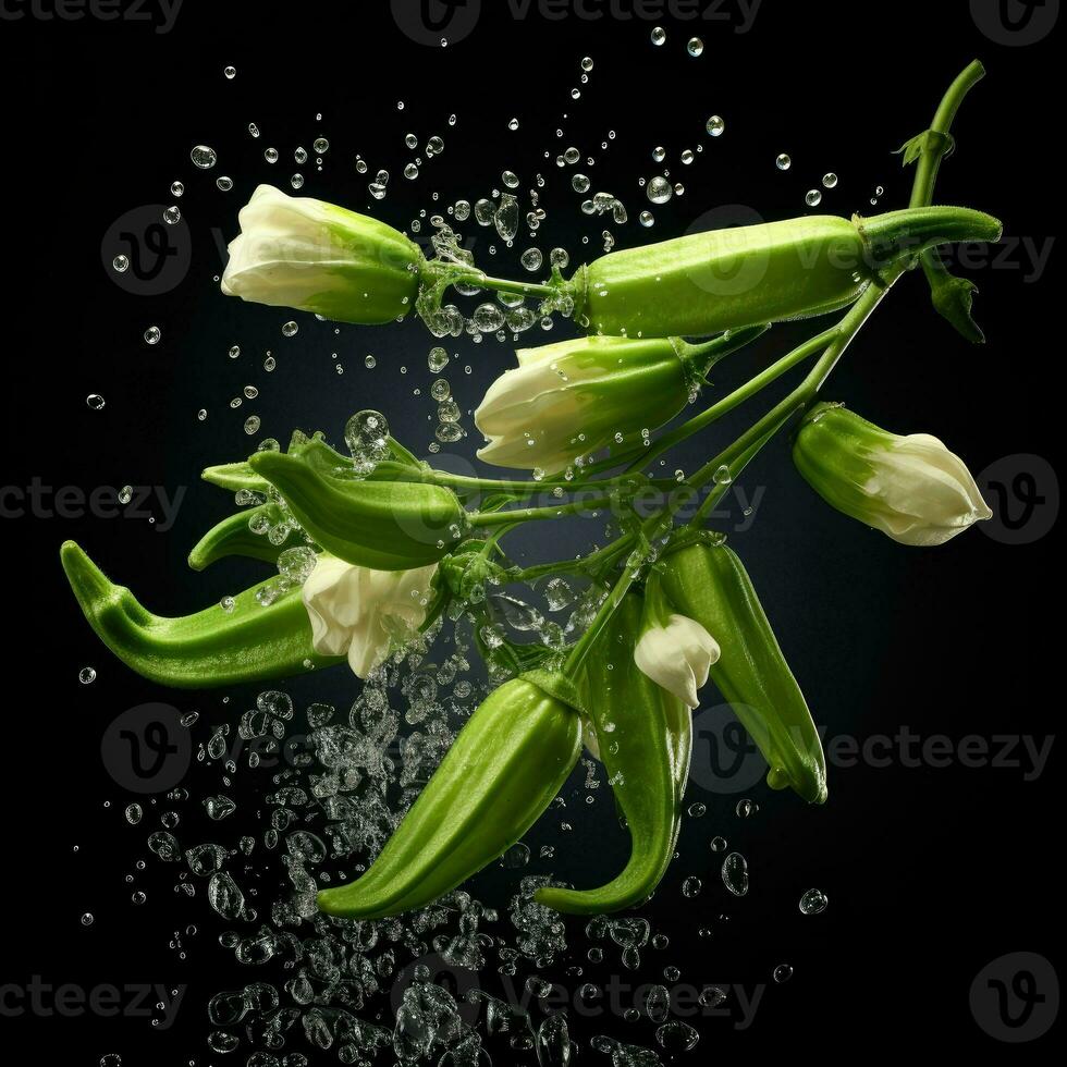 AI Generative a photo of okra