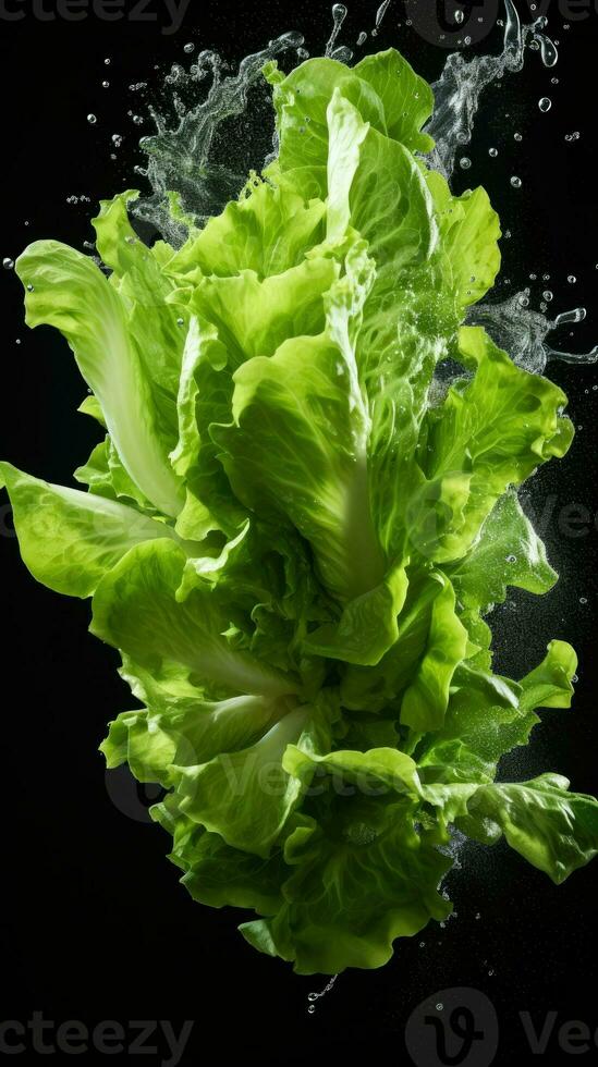 AI Generative a photo of lettuce