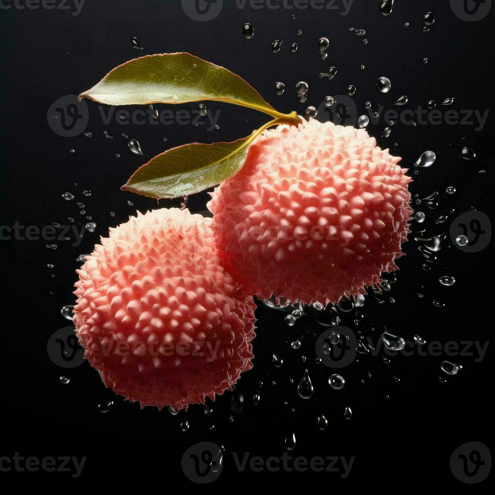 AI Generative a photo of lychee