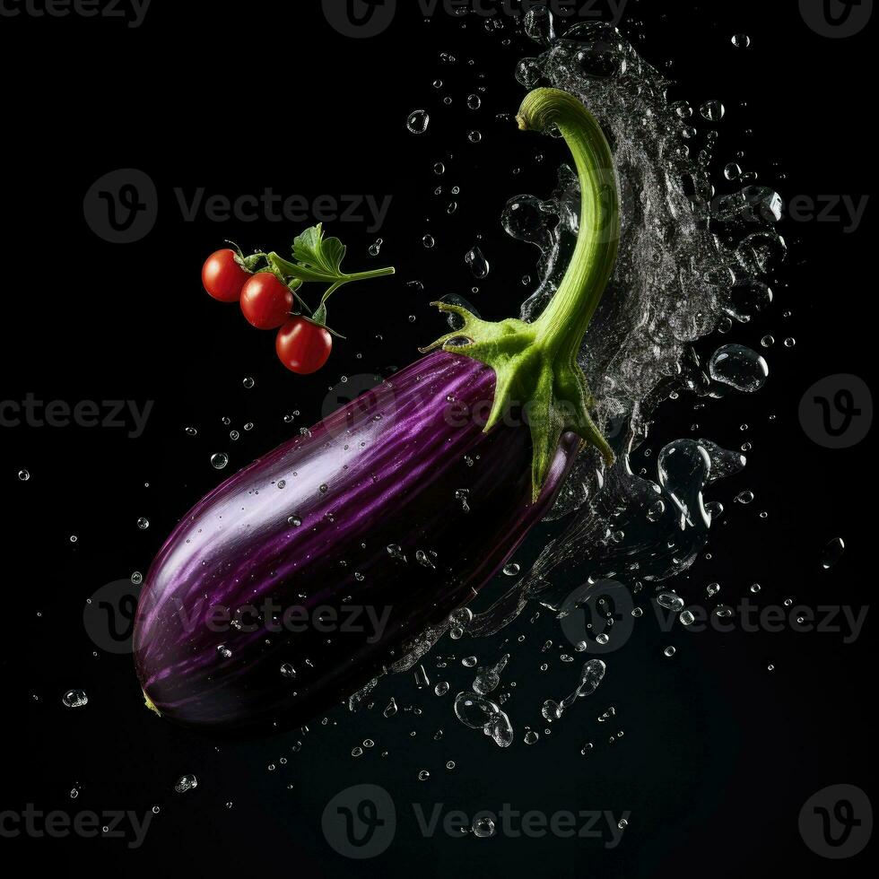AI Generative a photo of eggplant