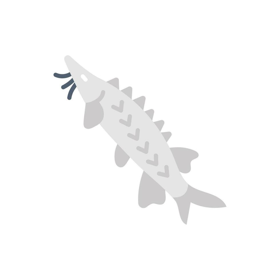 Sturgeon icon in vector. Illustration vector