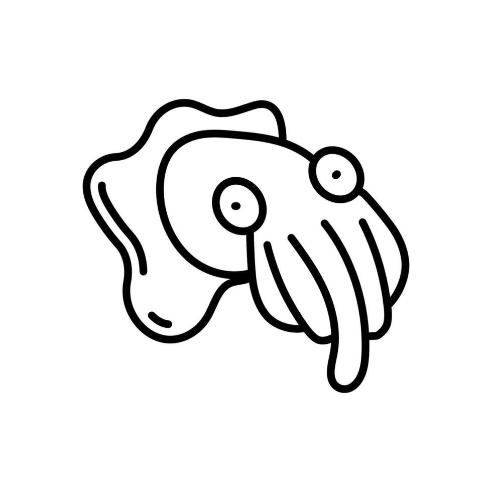 CuttleFish icon in vector. Illustration vector