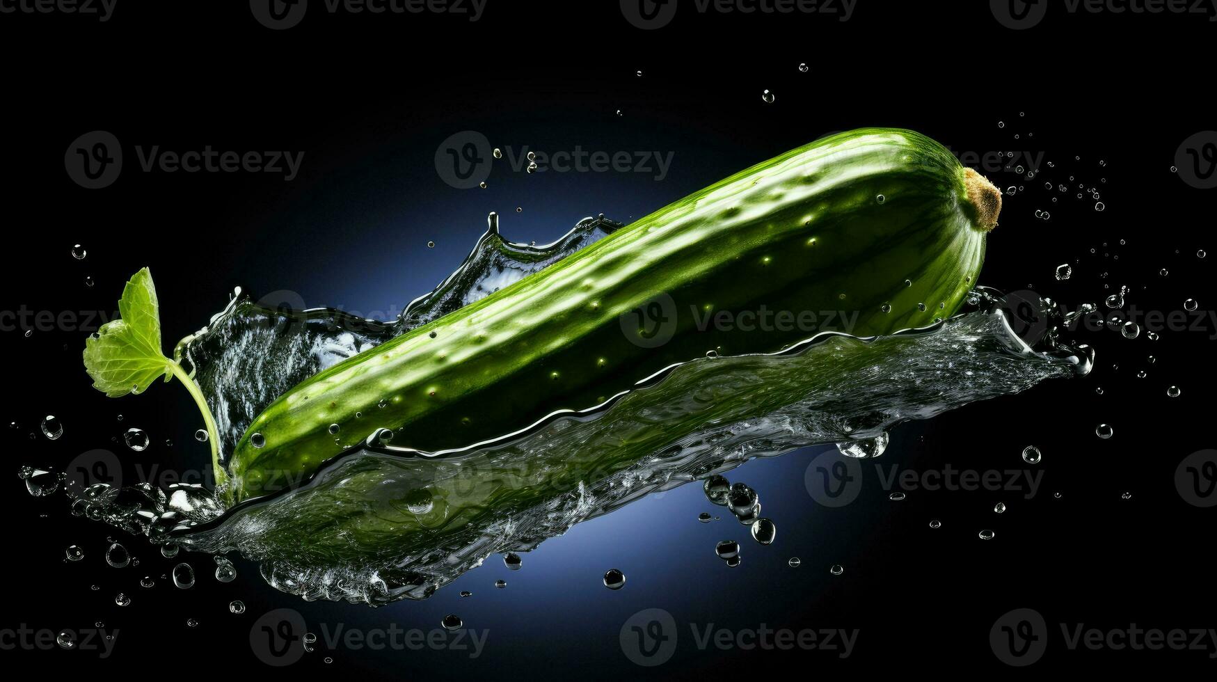 AI Generative a photo of cucumber