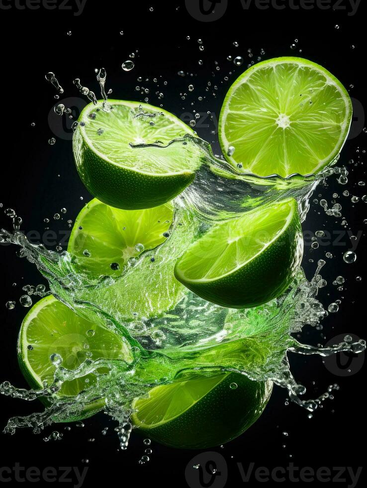 AI Generative a photo of lime