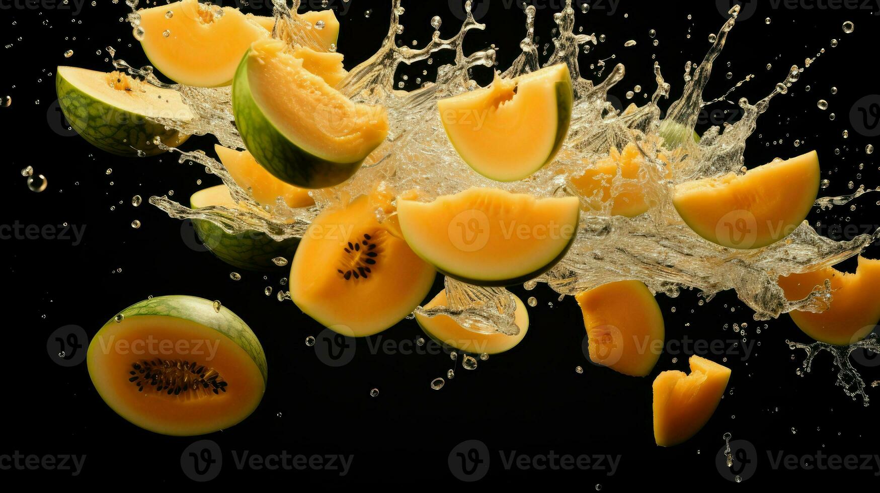 AI Generative a photo of melon