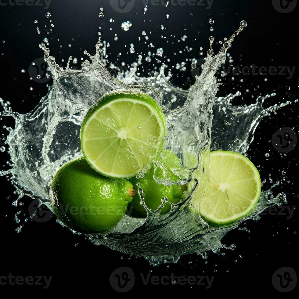 AI Generative a photo of lime
