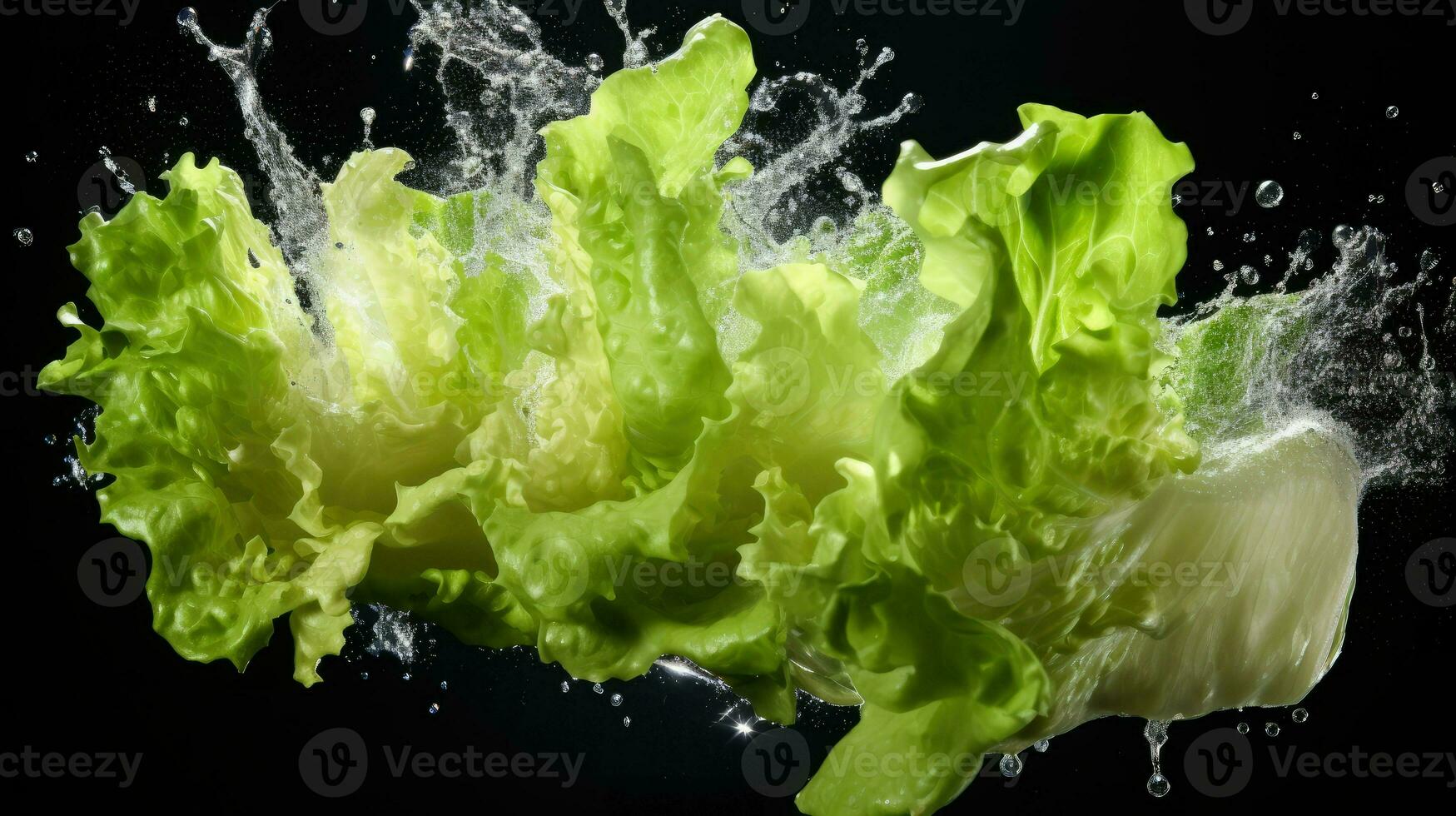 AI Generative a photo of lettuce
