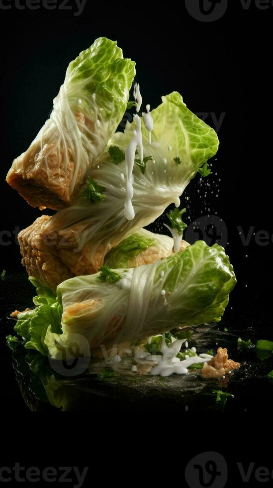 AI Generative a photo of cabbage rolls