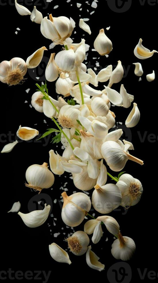 AI Generative a photo of garlic