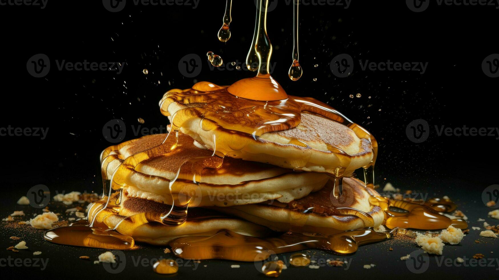 AI Generative a photo of pancakes