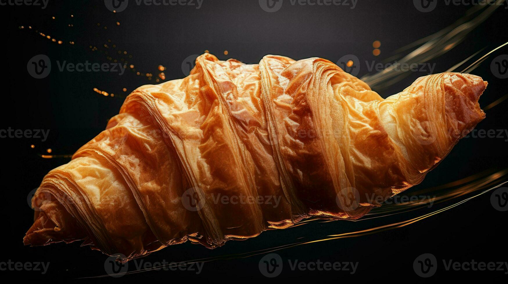 AI Generative a photo of croissant