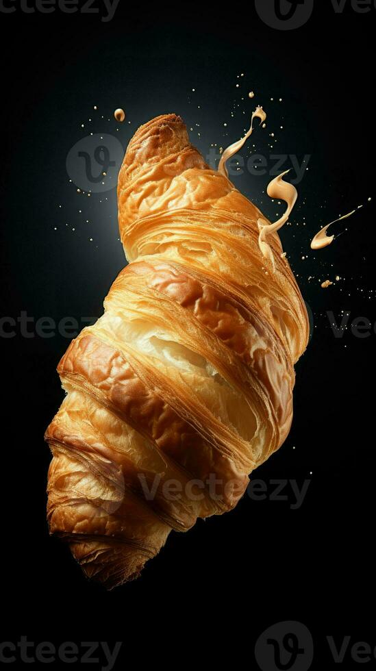 AI Generative a photo of croissant