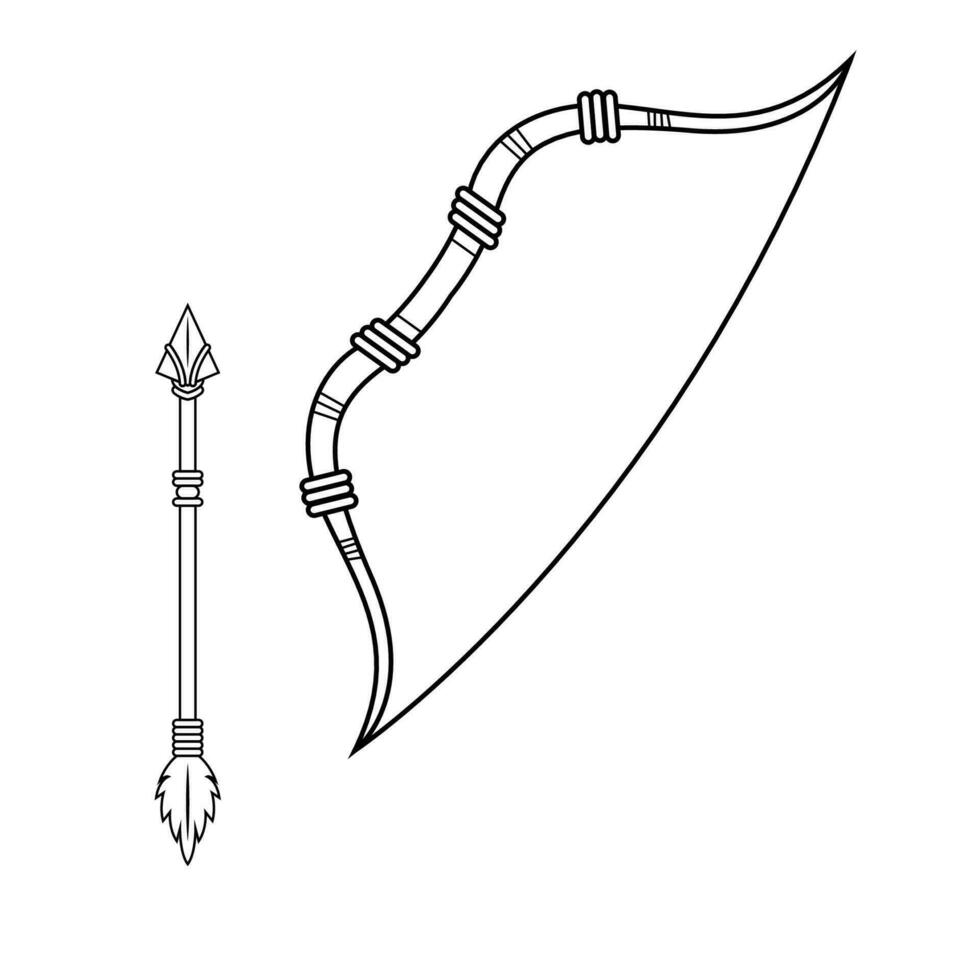 Bow and Arrow 33338391 Vector Art at Vecteezy