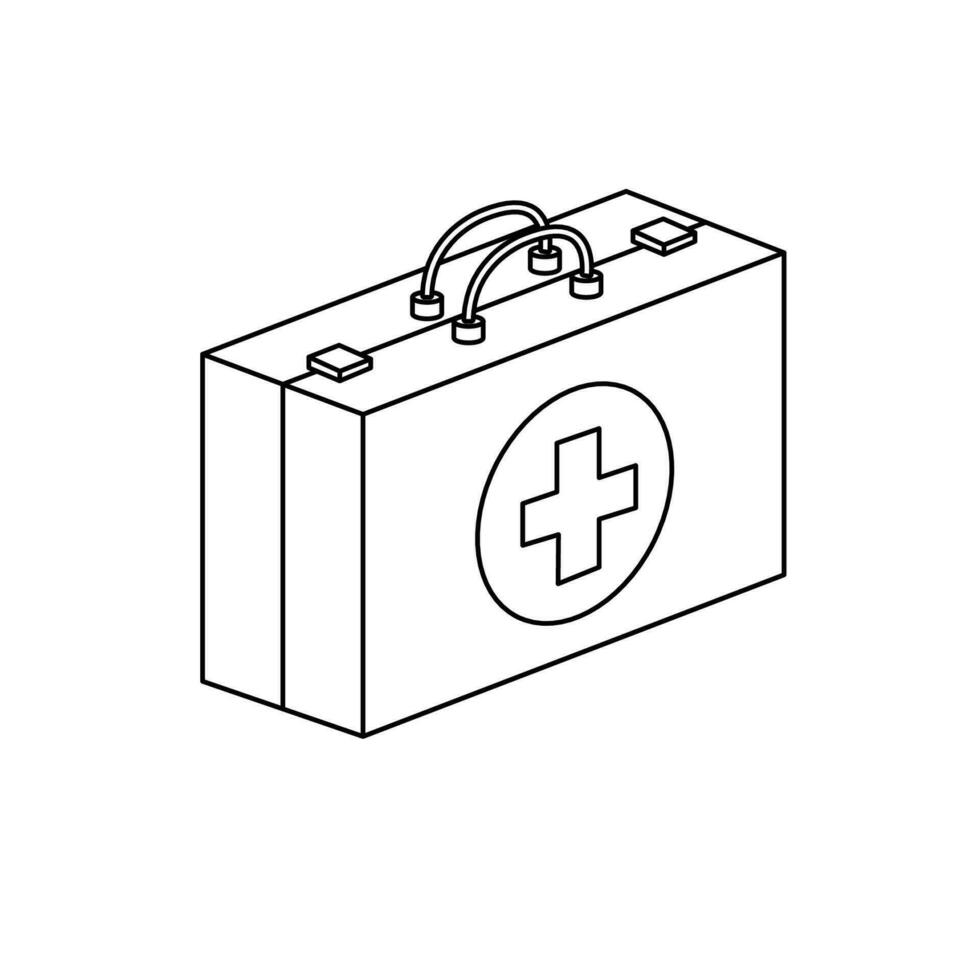 The Line Art of Medkit 33338405 Vector Art at Vecteezy
