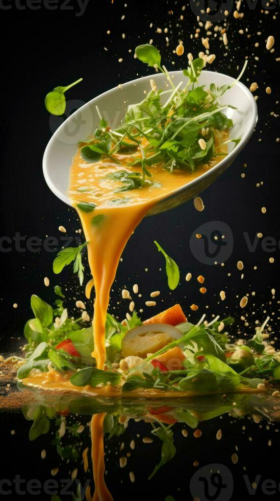 AI Generative a photo of soup