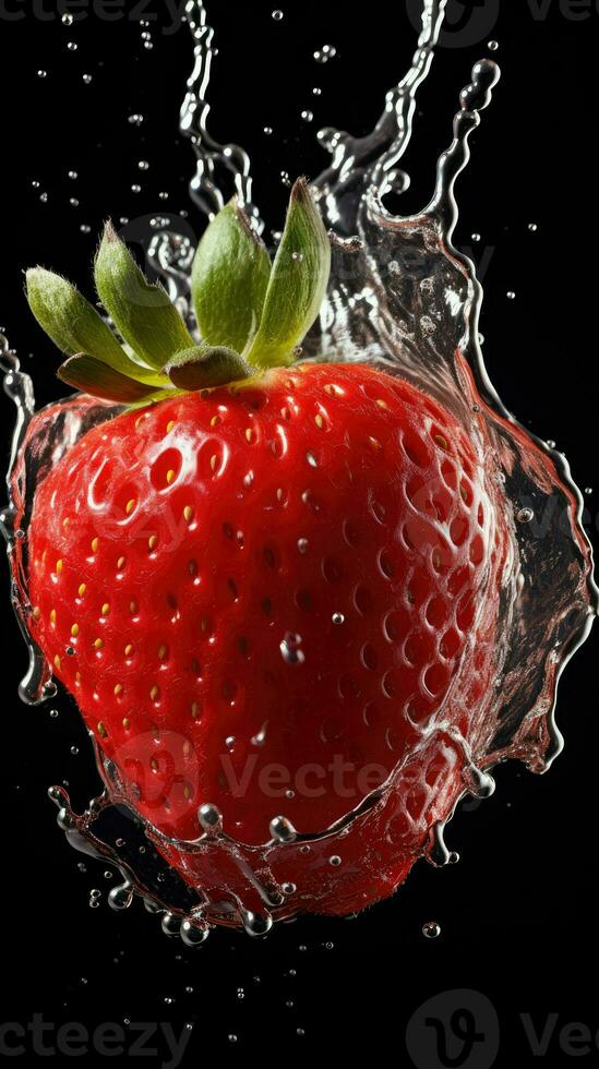 AI Generative a photo of strawberry
