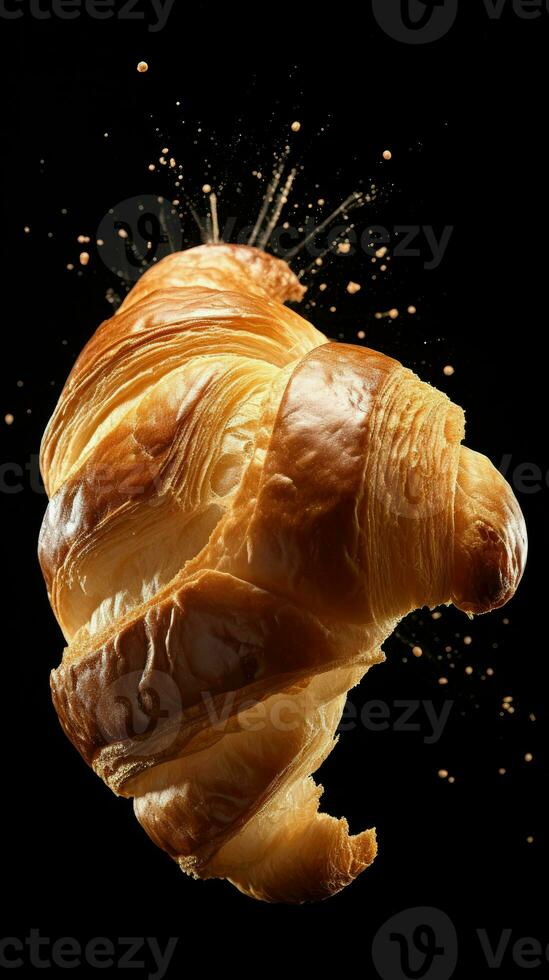 AI Generative a photo of croissant