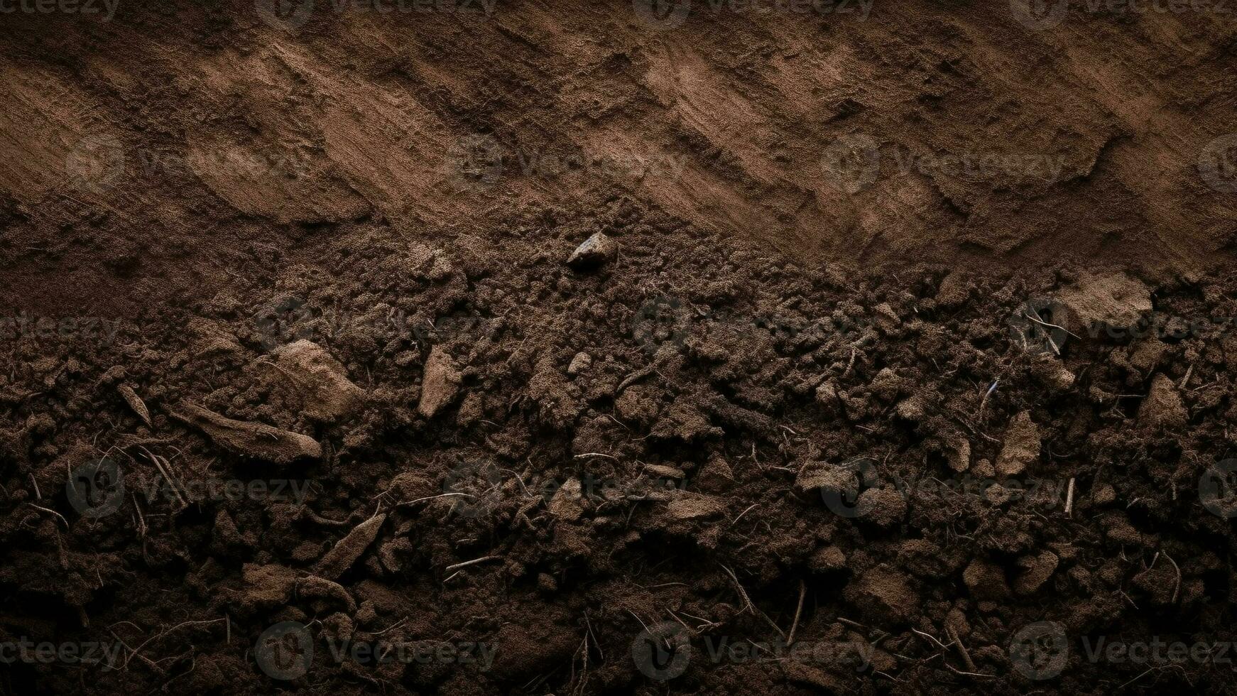 Luxury Soil Texture Enhance Your Garden's Elegance, AI Generative photo