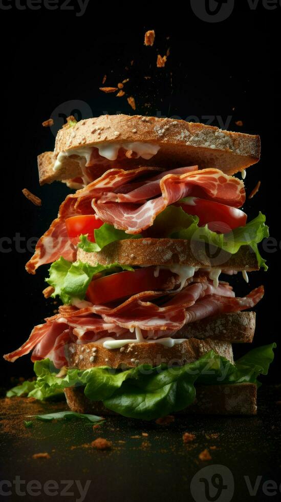 AI Generative a photo of sandwich