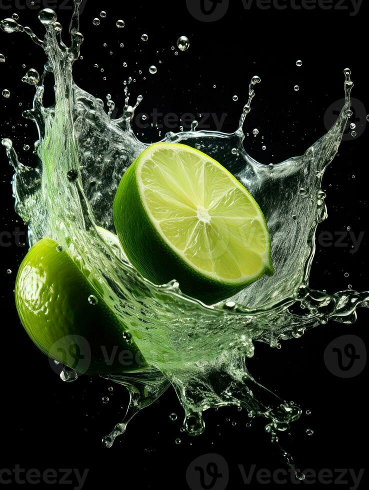 AI Generative a photo of lime