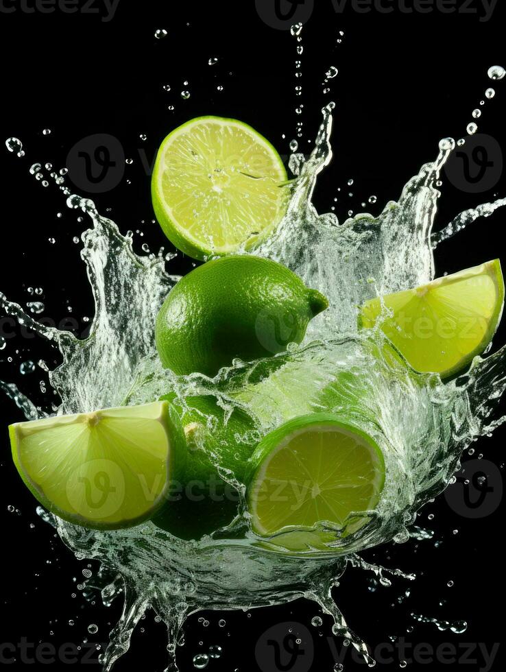 AI Generative a photo of lime