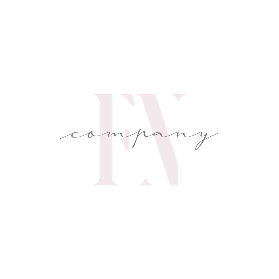 FN Beauty Initial Template Vector Design